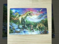 생일 크리스마스 3D 축하 카드 봉투와 렌즈형 우편 카드