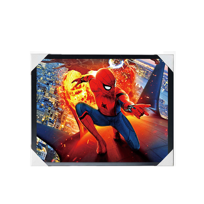 소매 애니메이션 3D 포스터 마블 3D 렌즈 포스터 벽장 장식 3D 인쇄 변화 그림 애니메이션 포스터