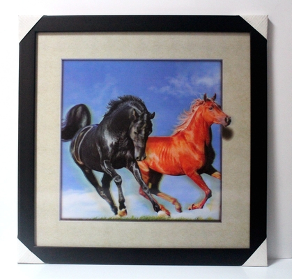 40 X 40cm 3D 렌즈 플립 그림 3D 포스터 동물과 함께 3D 렌즈 사진