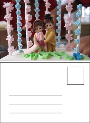 3D 변경 사진 기념일 생일 결혼식 카드 3D 인쇄 이미지