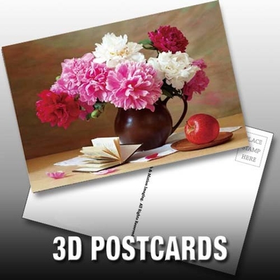 반 고흐의 해바라기 3D 렌티큘러 엽서 박물관 미술관용