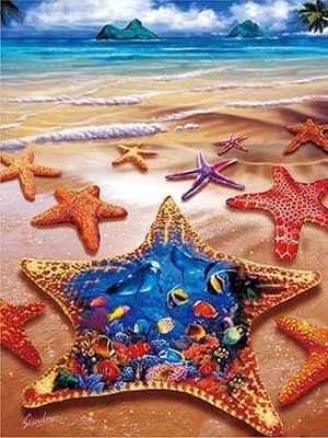 Sealifes 돌고래 거북이 상어 렌즈형 3D 모션 카드 기념품 기프트 카드