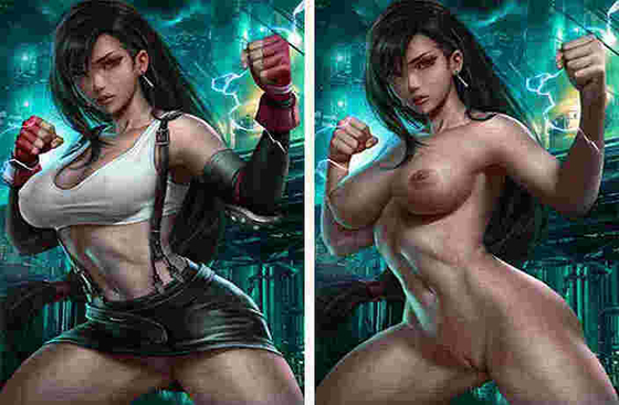 섹시한 소녀 3D 프린팅 3D 효과 그림 3 이미지 변경 포스터