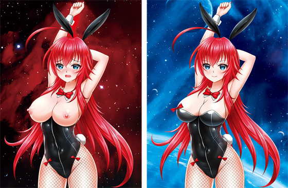 소녀 3D 사진 3D 플립 포스터
