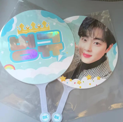 사용자 지정 렌즈형 한면 Kpop 피켓 렌즈형 피켓 팬 3d 렌즈형 손 팬