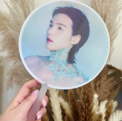사용자 지정 렌즈형 한면 Kpop 피켓 렌즈형 피켓 팬 3d 렌즈형 손 팬