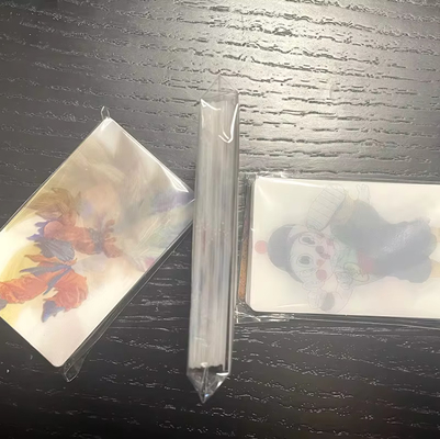사용자 지정 2 이미지 플립 웃긴 렌즈 3D 그림 비즈니스 카드 렌즈 3D 카드