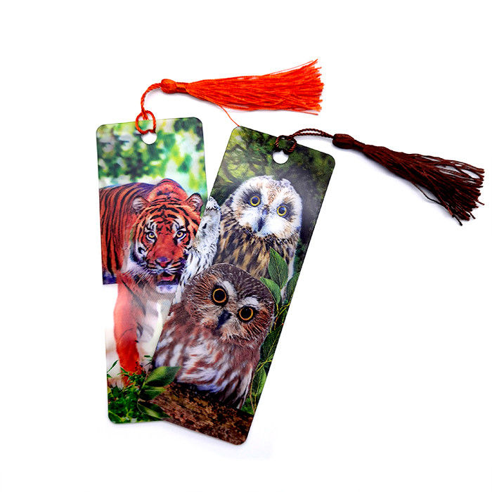 무역 박람회 가시성을 향상시키기 위해 홀로그램 3D 이미지와 함께 사용자 정의 가능한 3D 렌티컬러 북마크