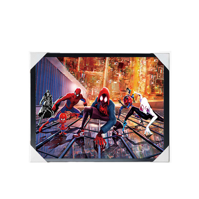 소매 애니메이션 3D 포스터 마블 3D 렌즈 포스터 벽장 장식 3D 인쇄 변화 그림 애니메이션 포스터