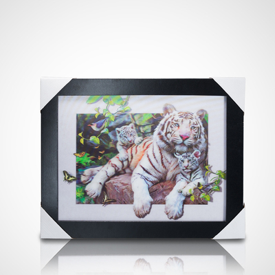 3D 렌즈형 페인팅 포스터 PET 30*40cm 5D 렌즈형 포스터 호랑이