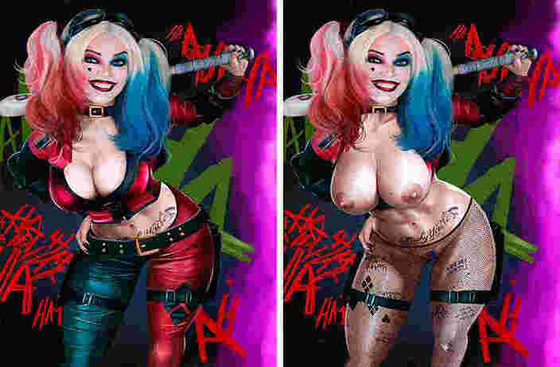섹시한 소녀 3D 프린팅 3D 효과 그림 3 이미지 변경 포스터